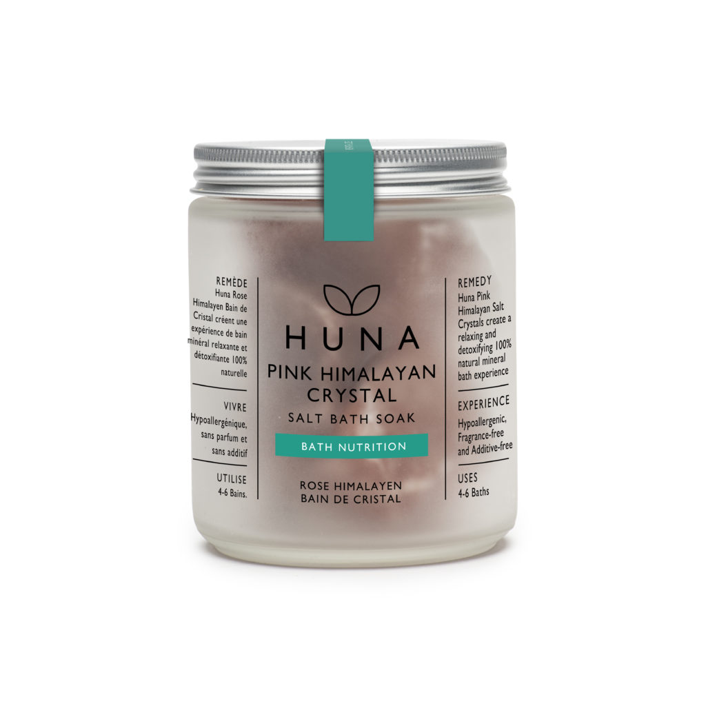 Pink Himalayan Crystal Salt Bath Soak Hunaskin