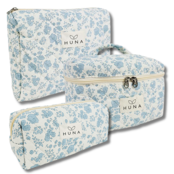 Huna Wildflower Cosmetic Bag Set