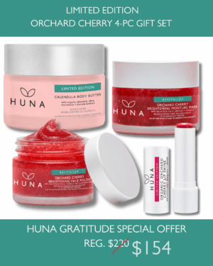 HUNA Limited Edition Orchard Cherry Collection Gift Set