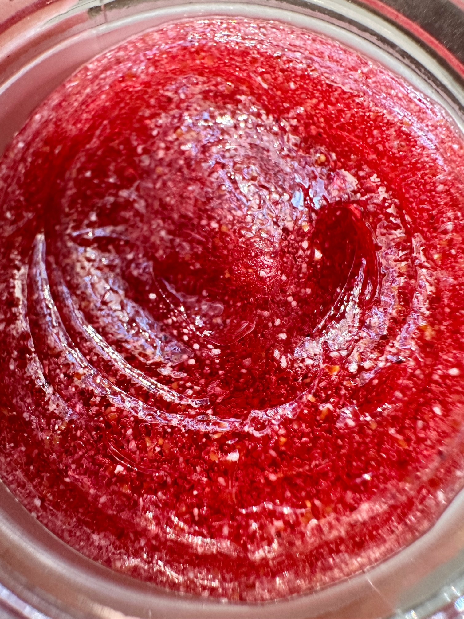 Limited Edition Cherry Brightening Face Polish - Product texture closeup