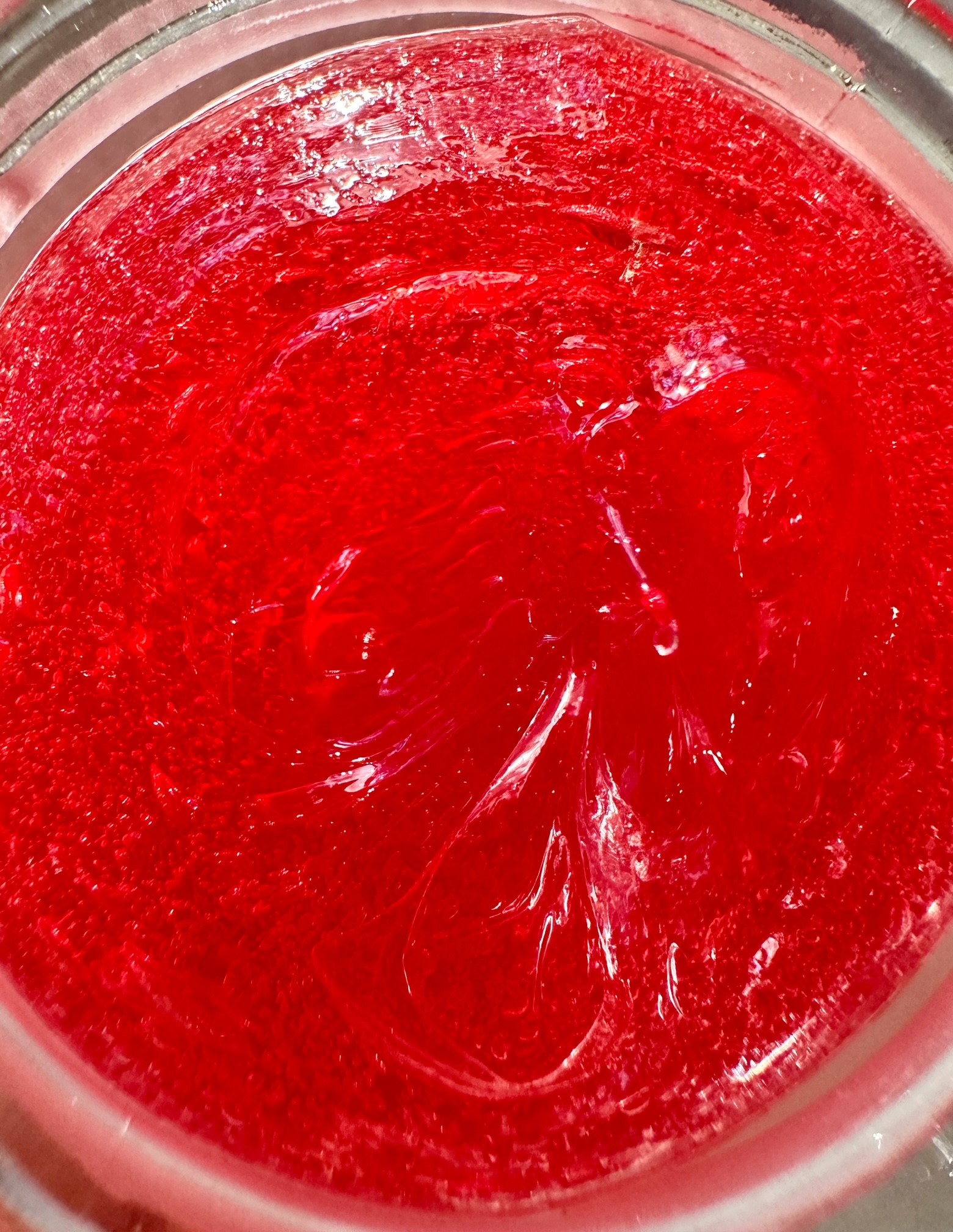 Limited Edition Cherry Brightening Moisture Mask Product Texture Closeup