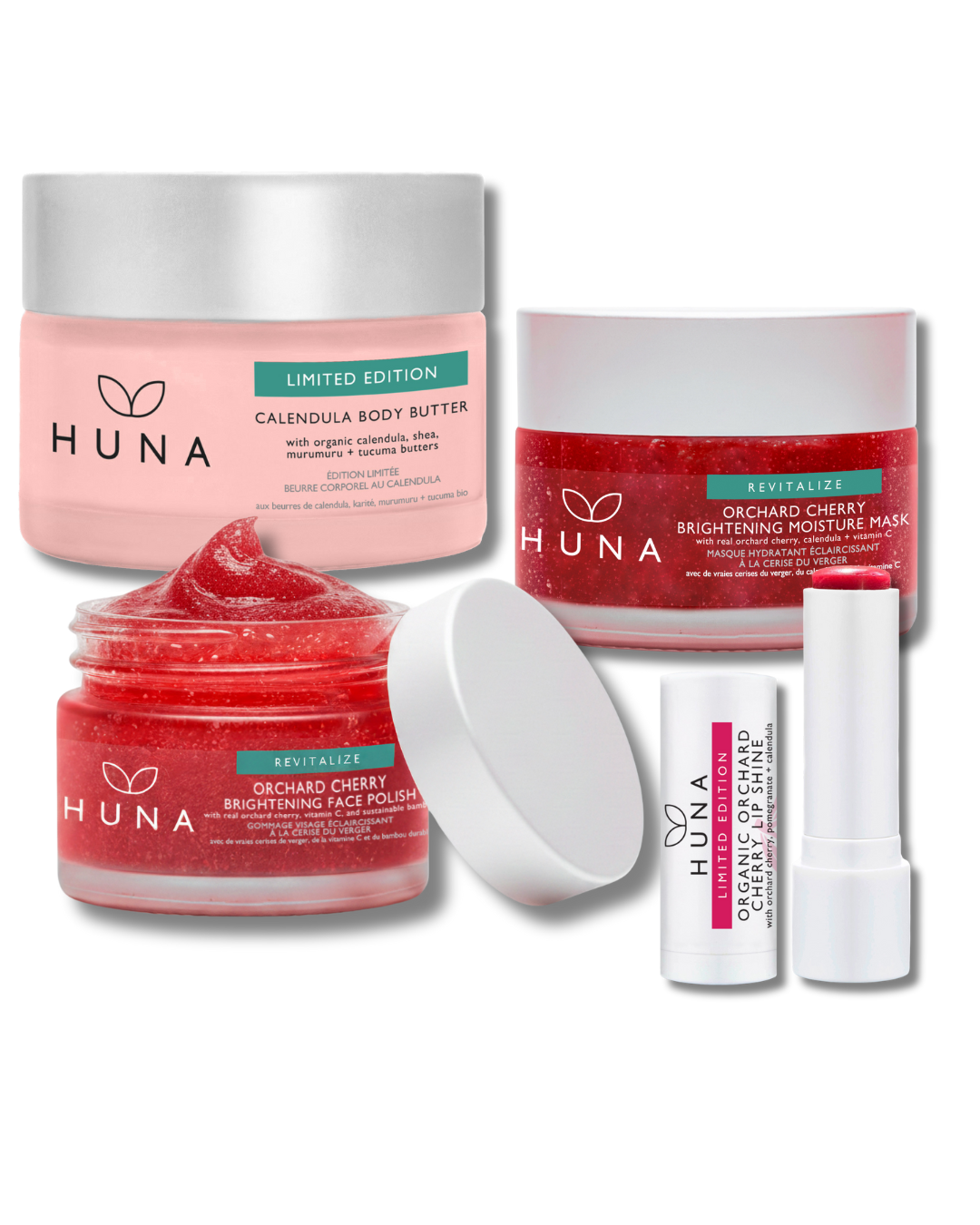 HUNA Limited Edition Orchard Cherry Collection Gift Set